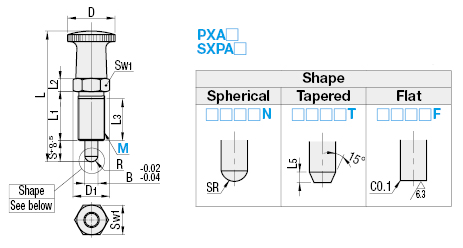 index plungers drawing